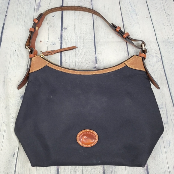 DOONEY & BOURKE | Erika hobo nylon leather trim shoulder bag - Picture 3 of 16